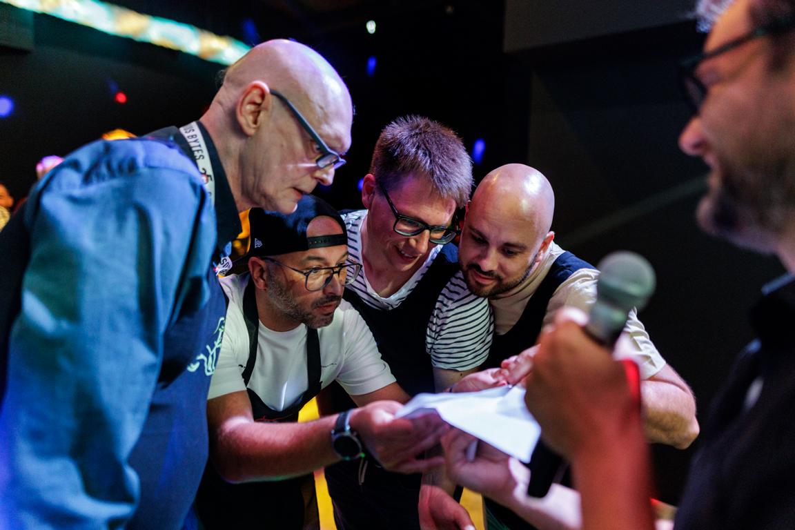 The concentration is still high during the games—everyone wants to win, after all.